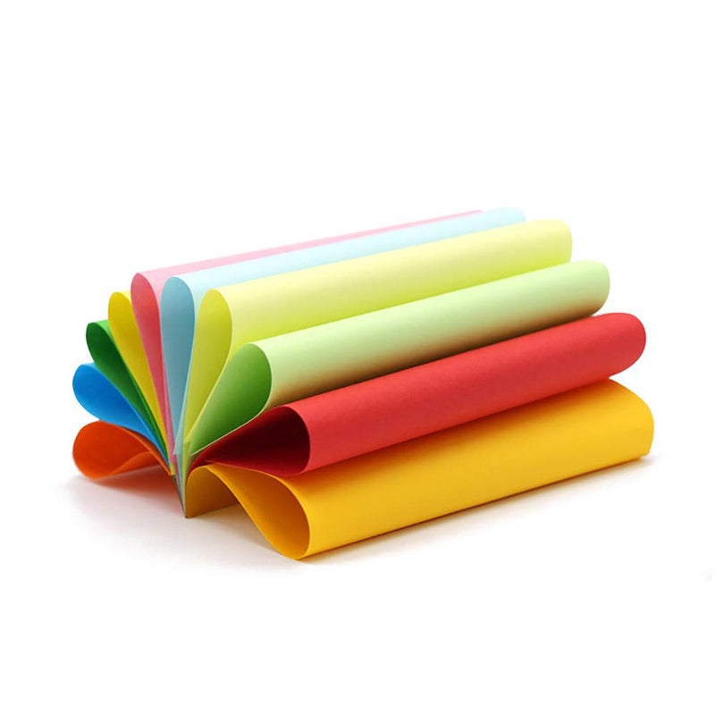 Yimaa 1000 Sheets Origami Paper Assorted Sizes DIY Paper Crafts Double Sided Square Paper for Kids Fold Cranes, Rose, Flowers, Rabbit, Airplanes, Hearts, Dinosaur in 10 Colors - Image 2